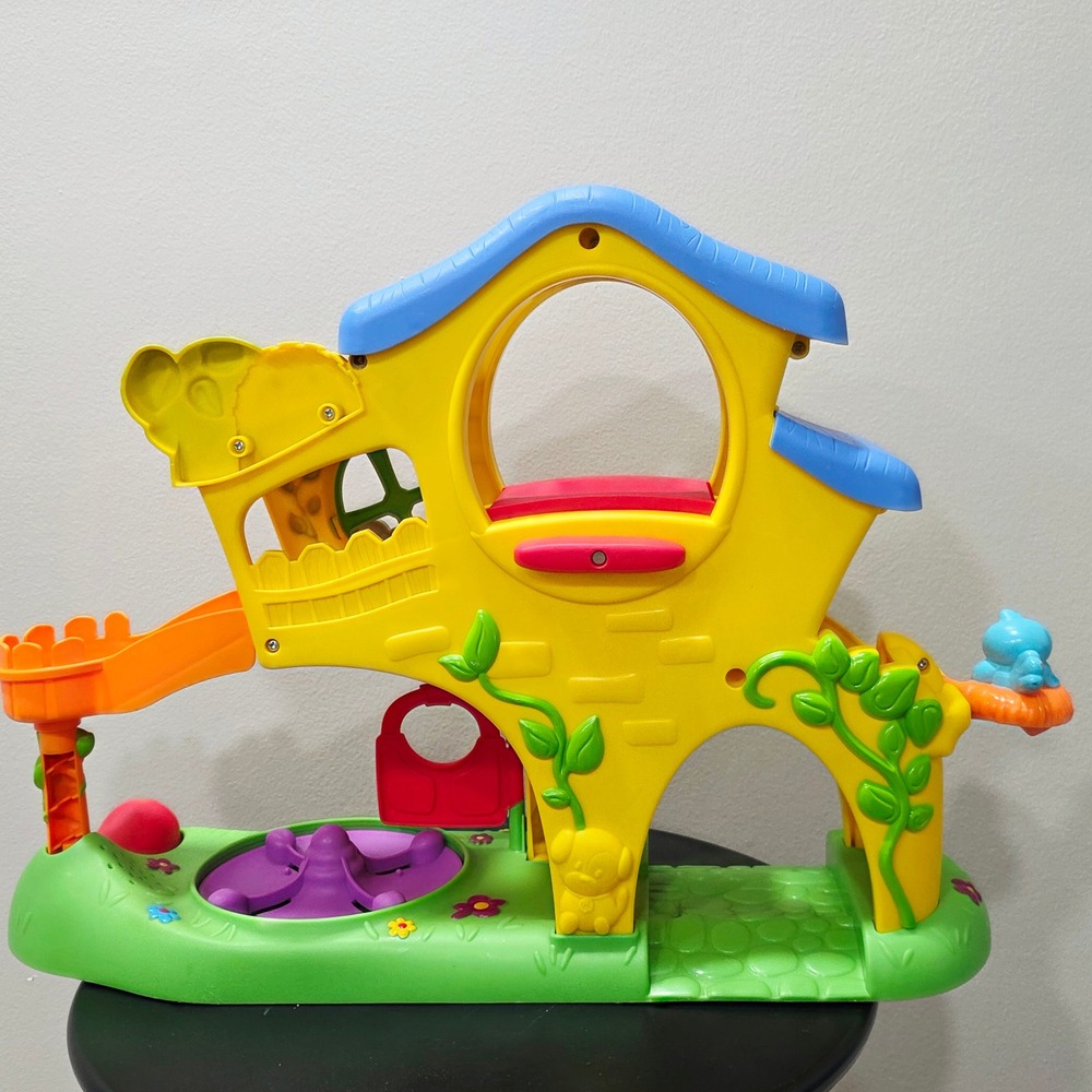 Playskool Weebles Musical Treehouse Playset 29743 Hasbro 2010 Yellow Green Blue - Picture 4 of 7